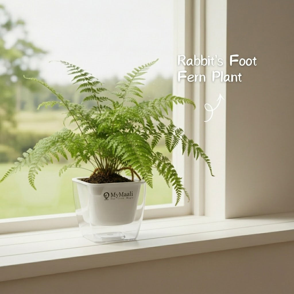 Rabbit's Foot Fern Plant