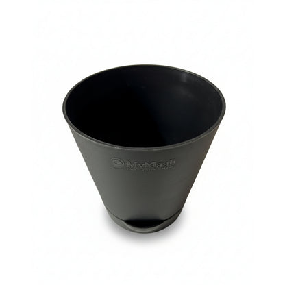 Round Plastic Planter with Tray
