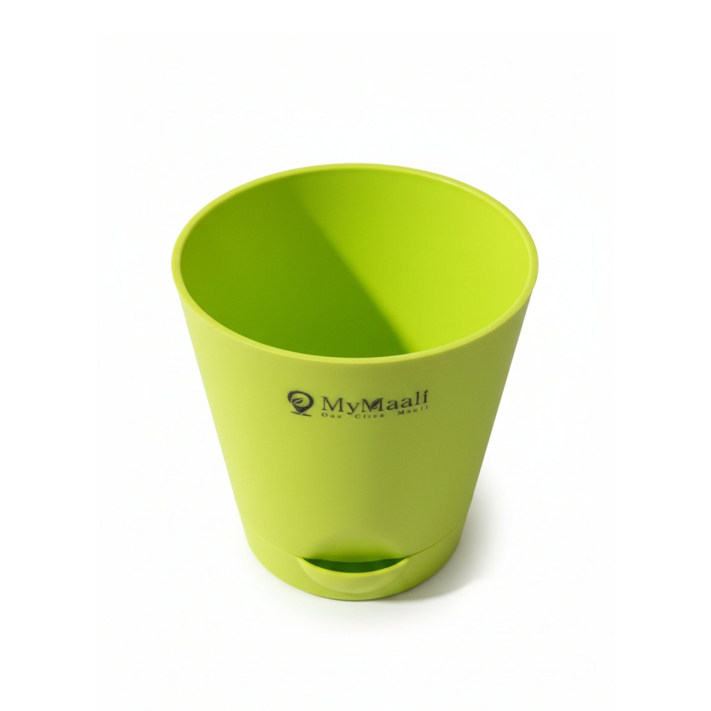 Round Plastic Planter with Tray