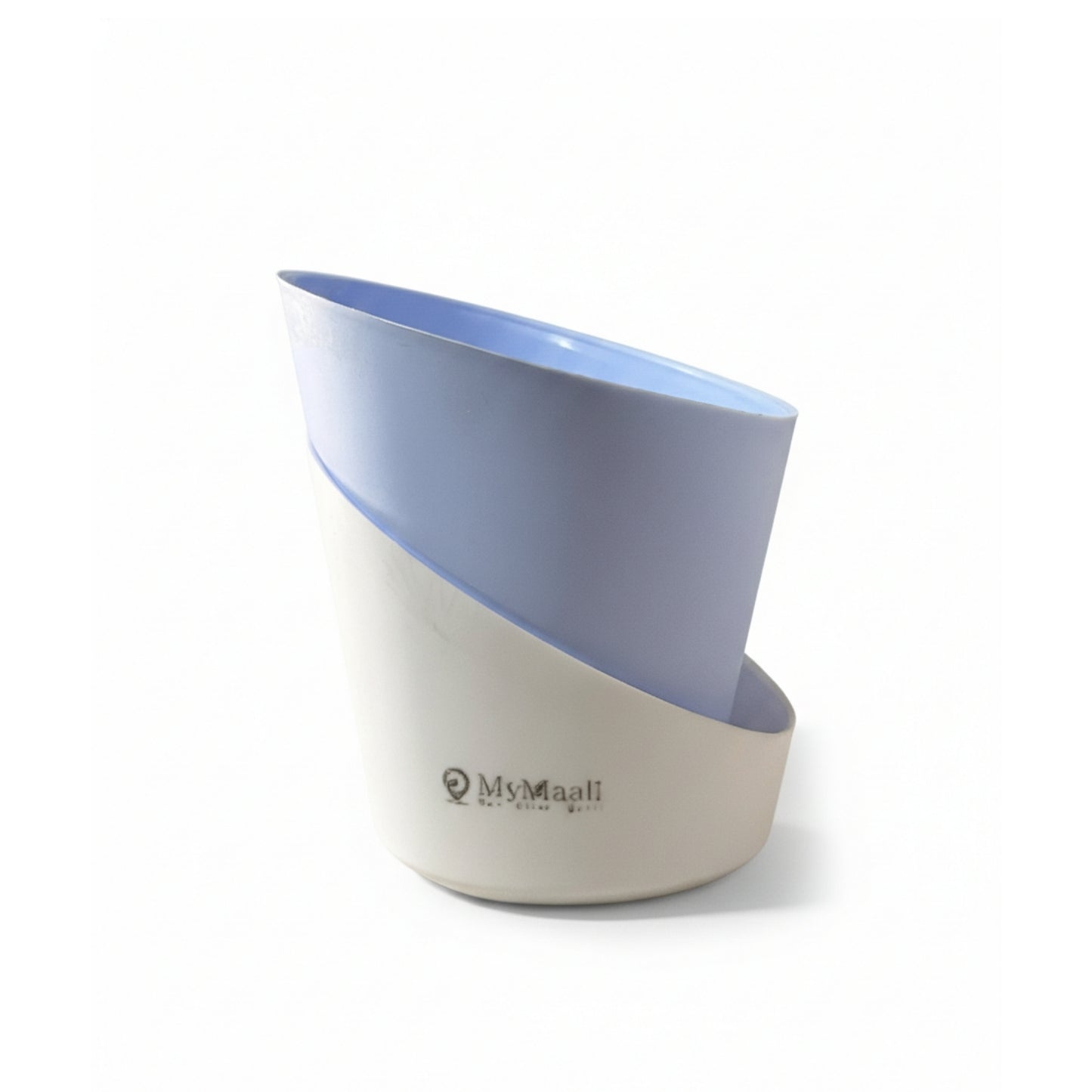 Slant Edge Plastic Planter (Dual-Tone)