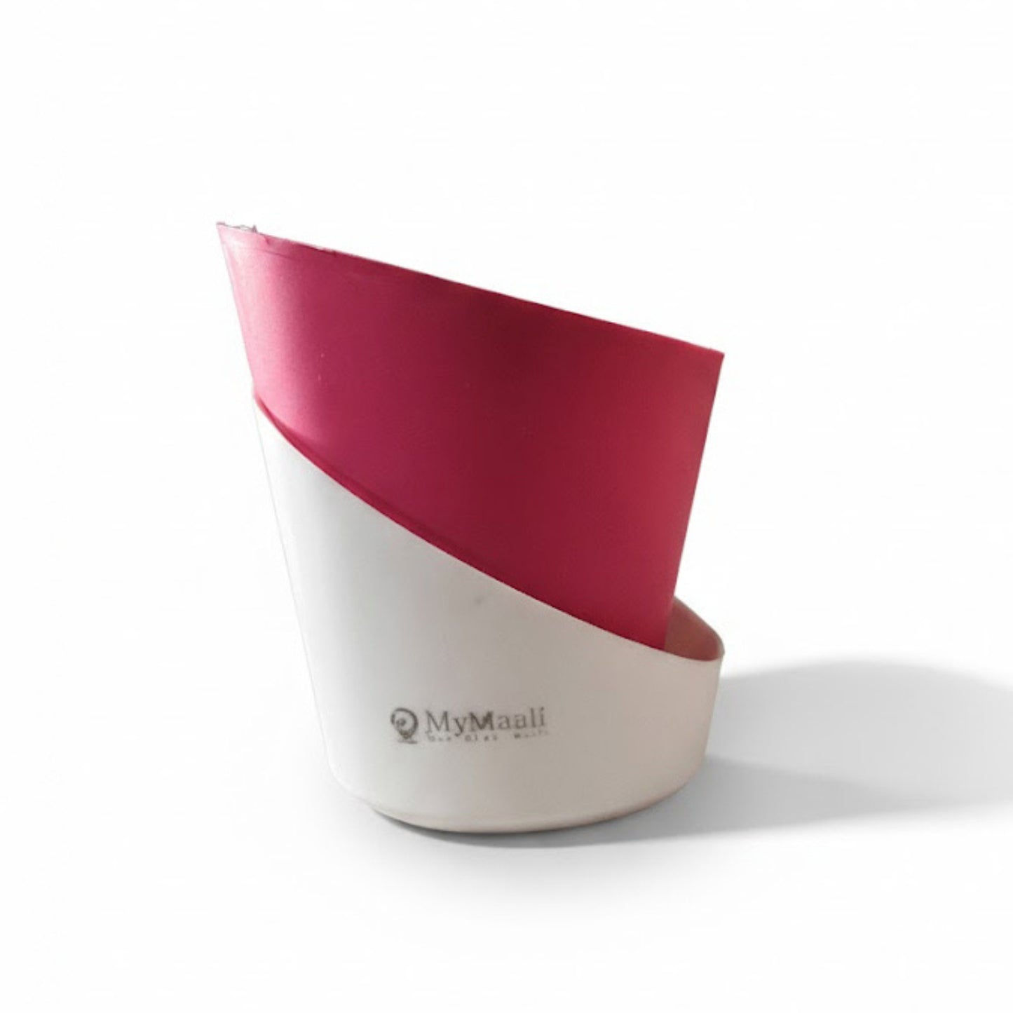 Slant Edge Plastic Planter (Dual-Tone)