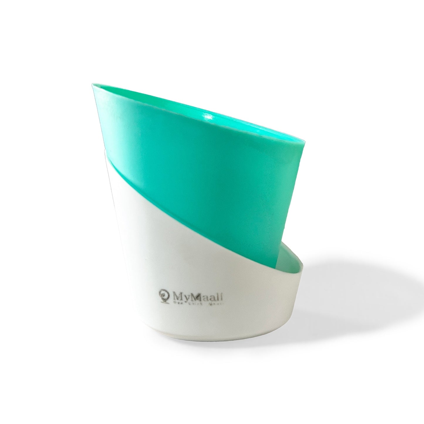 Slant Edge Plastic Planter (Dual-Tone)