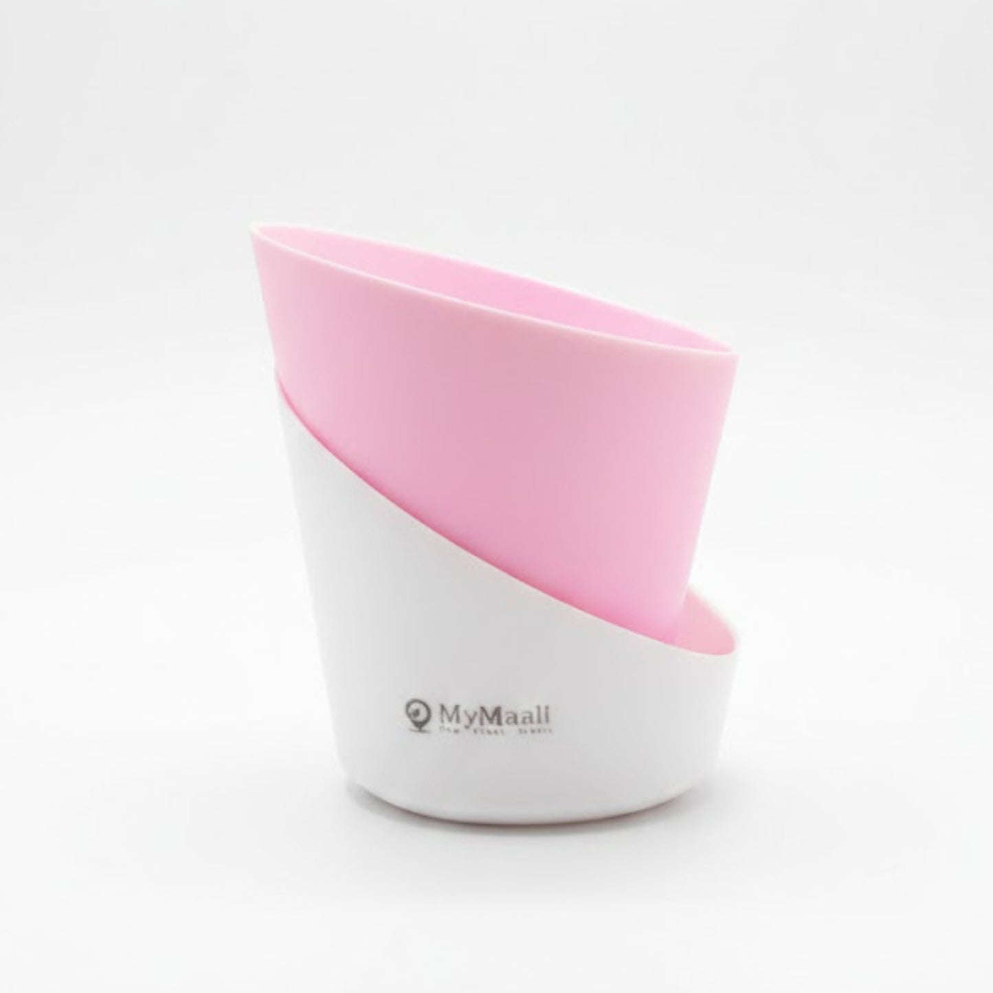 Slant Edge Plastic Planter (Dual-Tone)